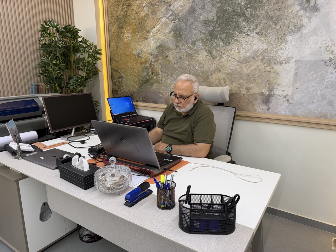 Senior engineering review at LINE Engineering Consultants studio